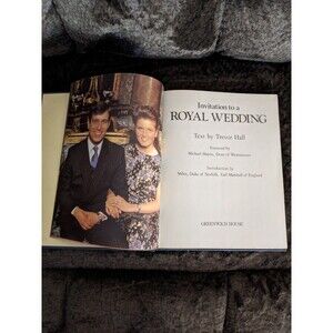 Invitation to a Royal Wedding Marriage of Prince Andrew Sarah Ferguson 1986